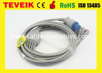 سعر المصنع Medical Datex Cardiocap 5 يؤدي جولة 10pin ECG Cable لمراقبة المريض