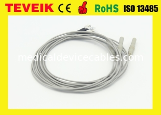 سعر المصنع من Neurofeedback DIN1.5 socket EEG Medical Cable ، Silver مطلي بالنحاس EEG Electrode